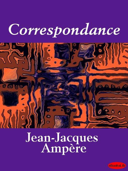 Cover image for Correspondance